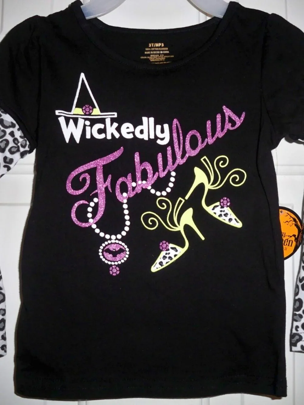 2 Halloween tops, girl, 3T, NWT, cute!